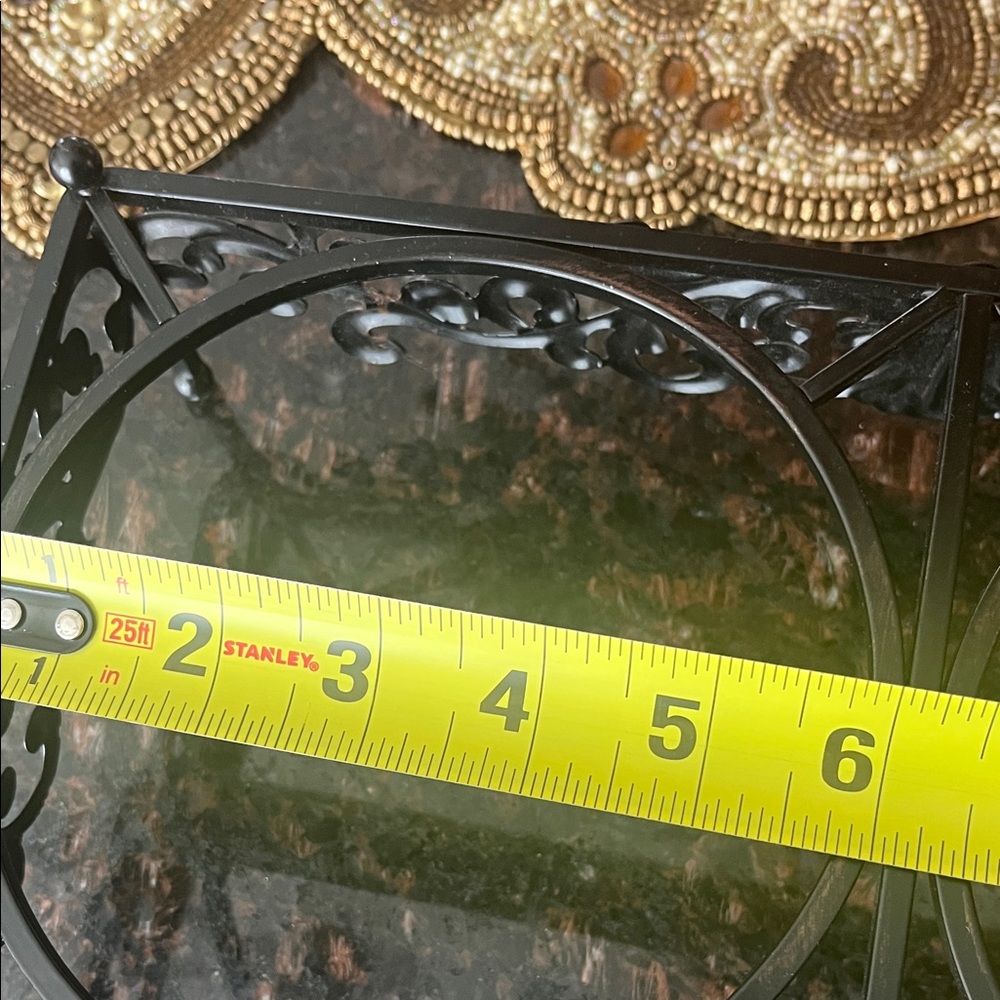 Elegant Black Pet Feeder Stand WITHOUT Bowls - Picture 9 of 10